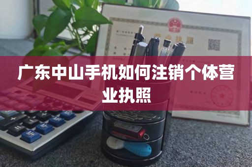 广东中山手机如何注销个体营业执照