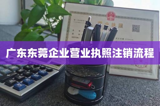 广东东莞企业营业执照注销流程