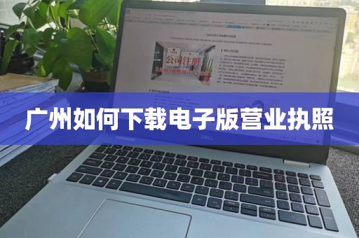 广州如何下载电子版营业执照