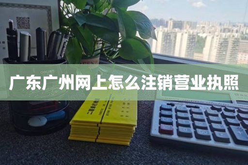 广东广州网上怎么注销营业执照