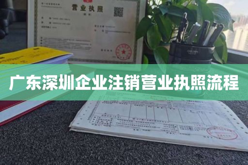 广东深圳企业注销营业执照流程