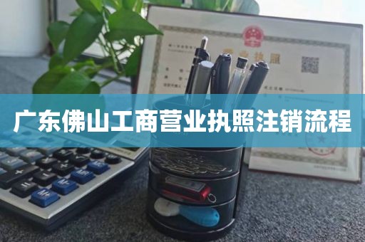 广东佛山工商营业执照注销流程