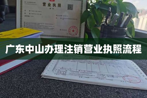 广东中山办理注销营业执照流程