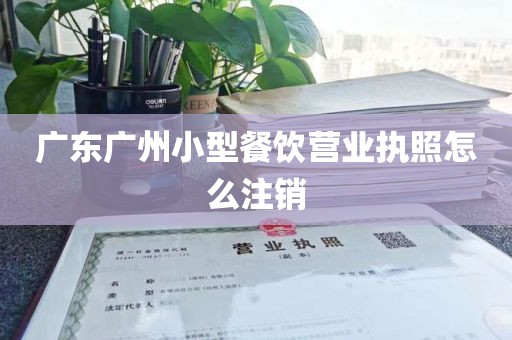广东广州小型餐饮营业执照怎么注销