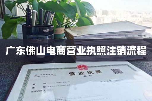广东佛山电商营业执照注销流程