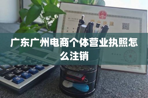 广东广州电商个体营业执照怎么注销