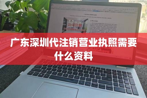 广东深圳代注销营业执照需要什么资料