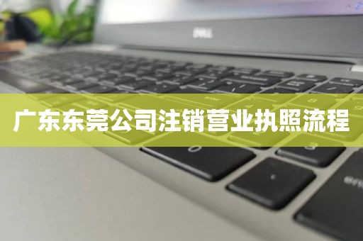 广东东莞公司注销营业执照流程
